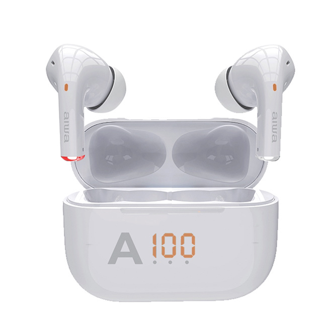 aiwa愛華 真無線藍牙耳機 AT-X80A 白色