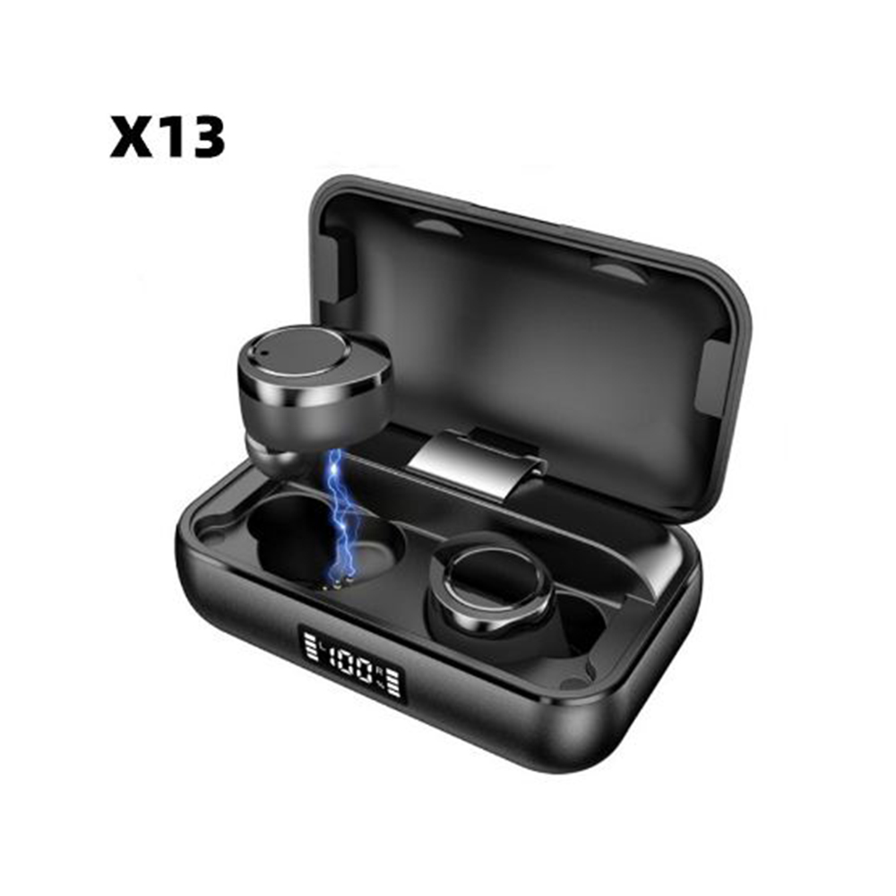 X13全金屬質感雙數顯5000mAh藍牙5.0耳機