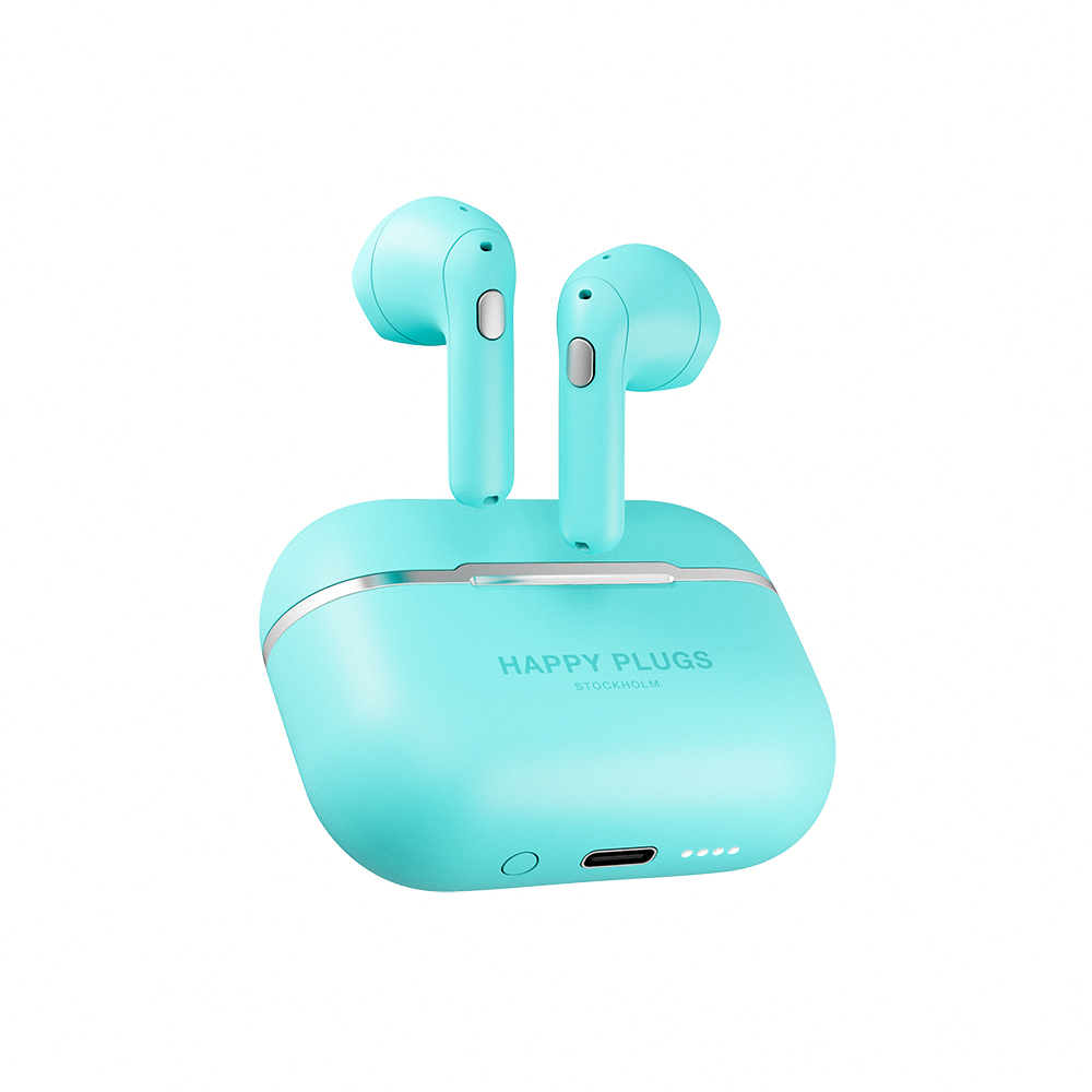Happy Plugs HOPE 真無線藍牙耳機-土耳其藍