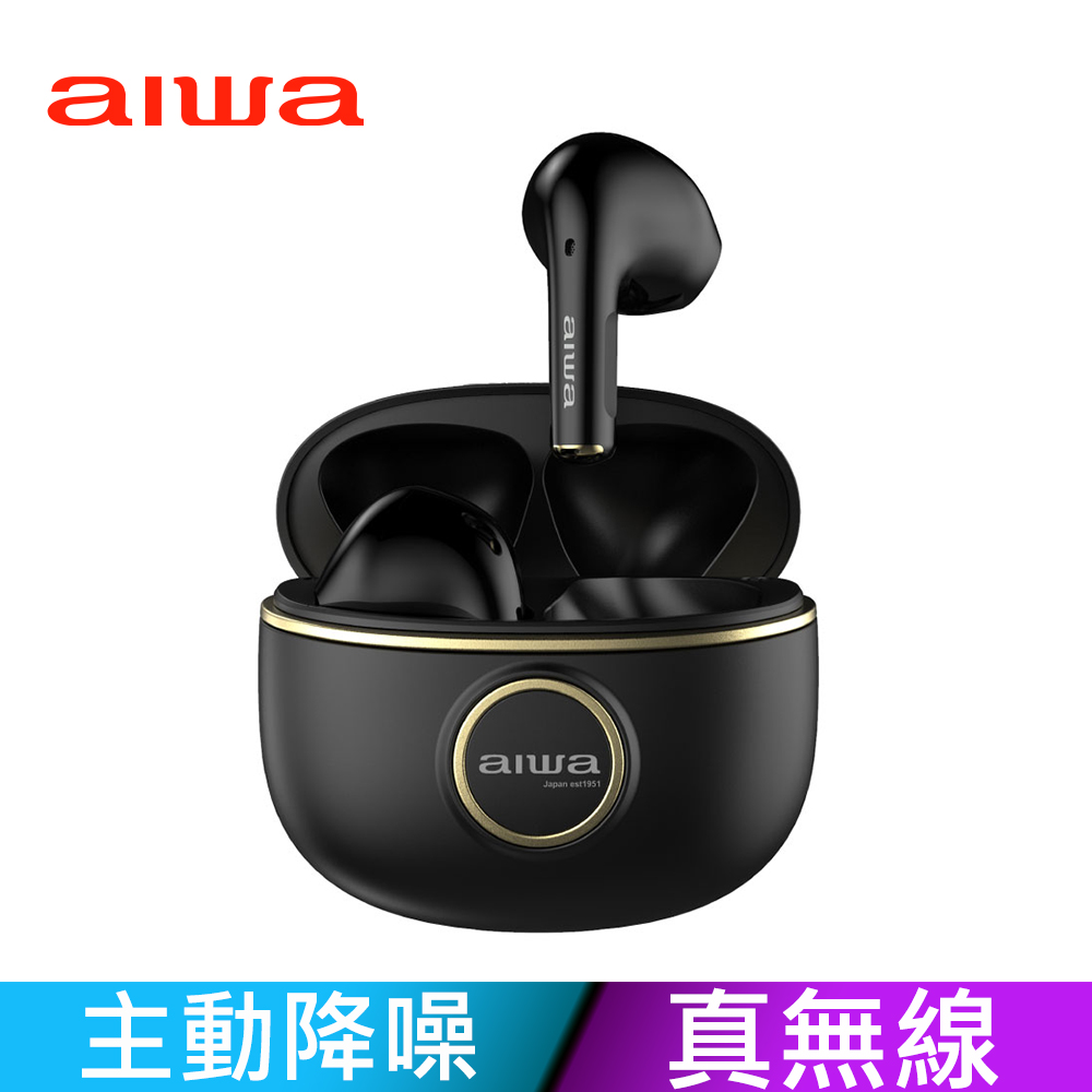 【AIWA 日本愛華】真無線藍牙耳機 AT-X80V (黑/白/粉/綠)