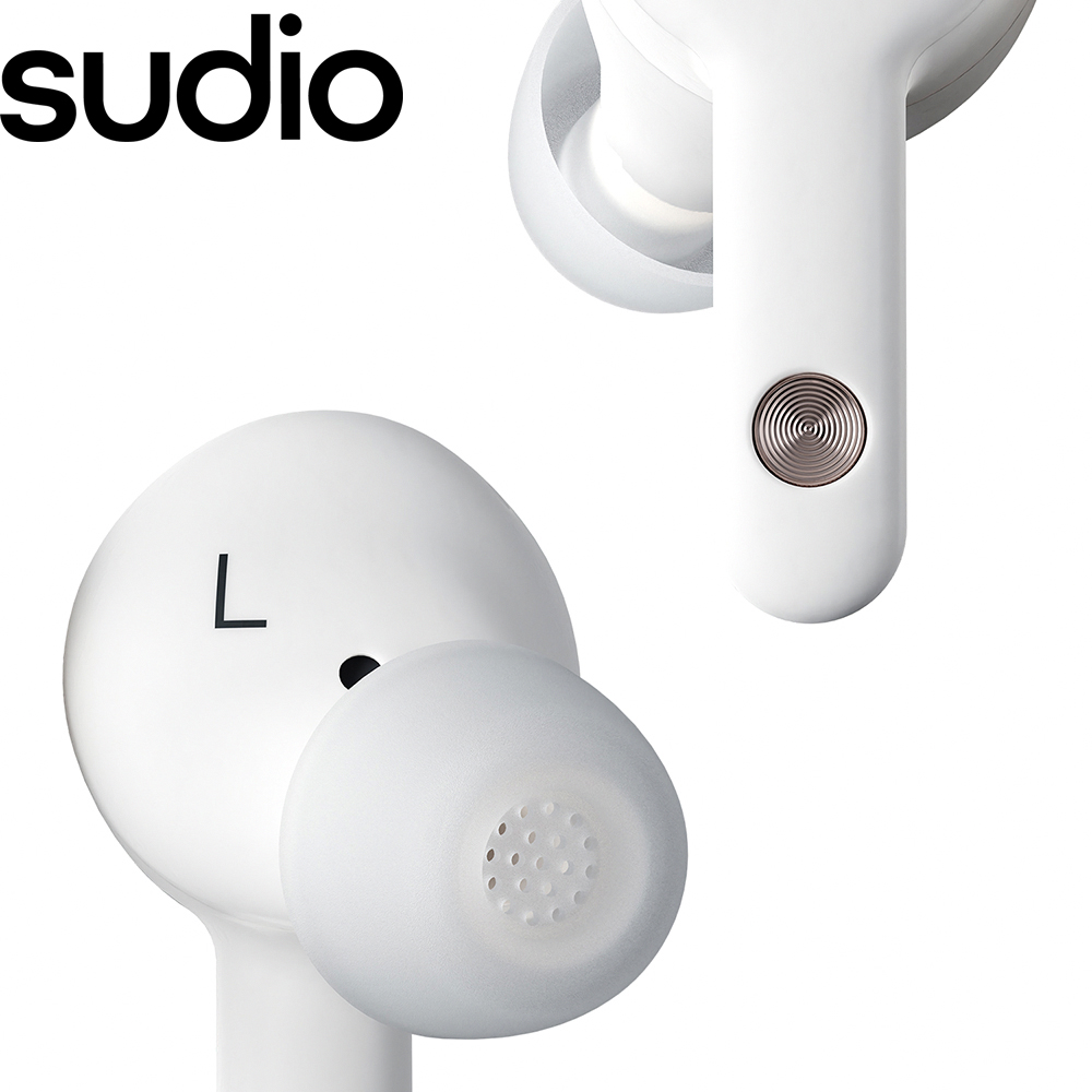 【Sudio】A2 真無線藍牙耳機 - 純淨白