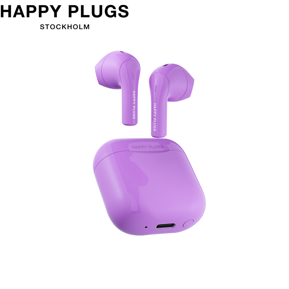 Happy Plugs Joy真無線藍牙耳機 - 霓光紫