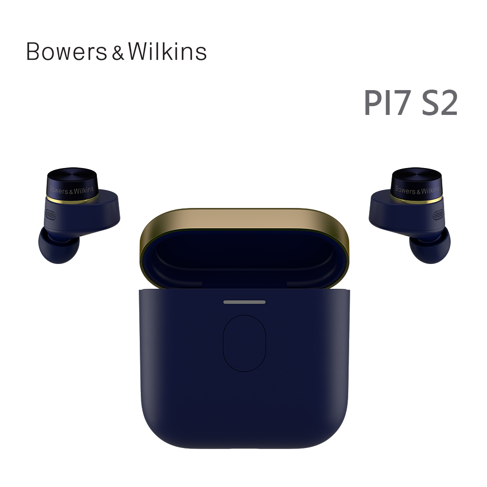 英國 Bowers & Wilkins 真無線藍牙主動降噪耳機 PI7 S2【極光藍】