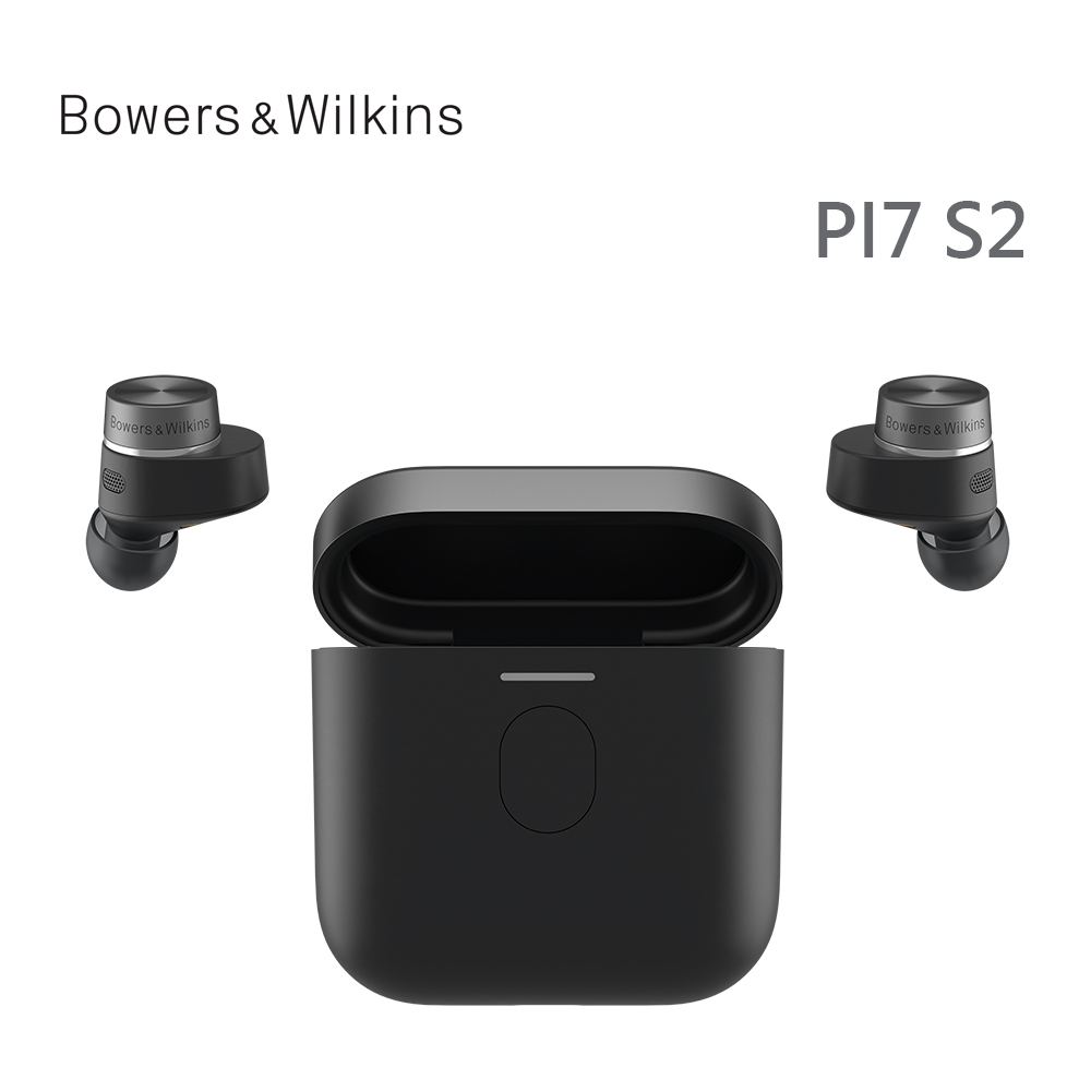 英國 Bowers & Wilkins 真無線藍牙主動降噪耳機 PI7 S2【曜石黑】