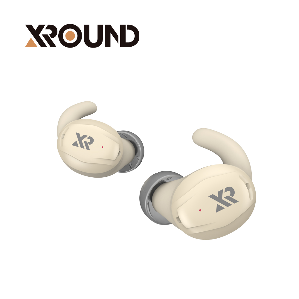 XROUND HEAR AI 輔聽耳機-象牙白 (輔聽器、雙耳)