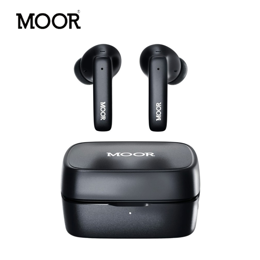 MOOR 魔耳 DS1 真無線藍牙耳機-黑色(MR0101)