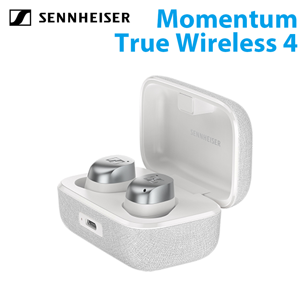 Sennheiser 森海塞爾 Momentum True Wireless 4 旗艦真無線藍牙耳機第四代 公司貨 銀白色