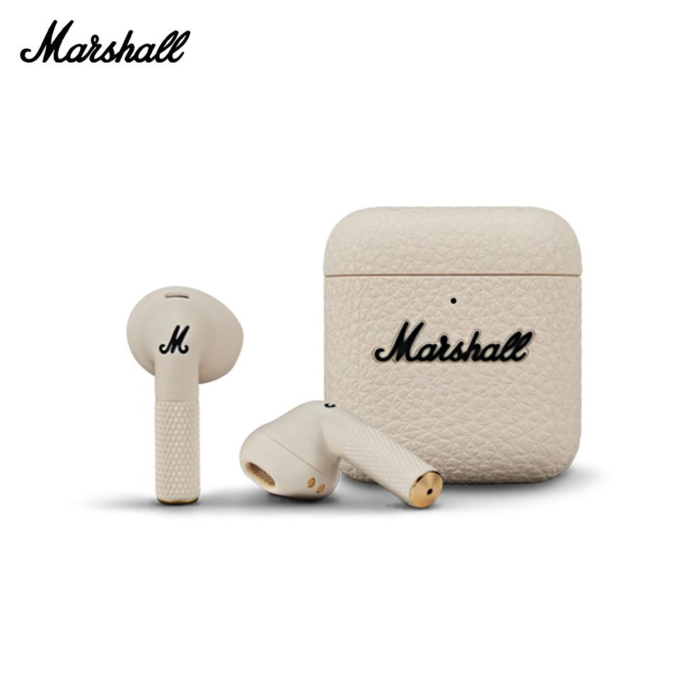 Marshall Minor IV Bluetooth 真無線藍芽耳塞式耳機-奶油白