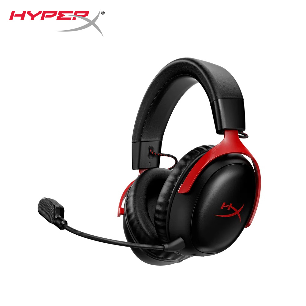 HyperX Cloud III 颶風3 無線電競耳機 紅色|77Z46AA