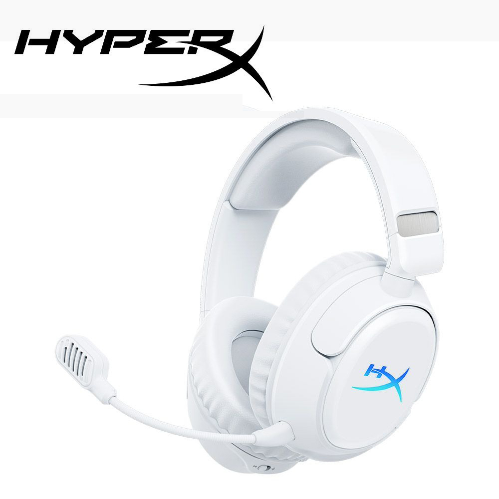 HyperX Cloud Flight 2 RGB 雙模無線電競耳機 白色