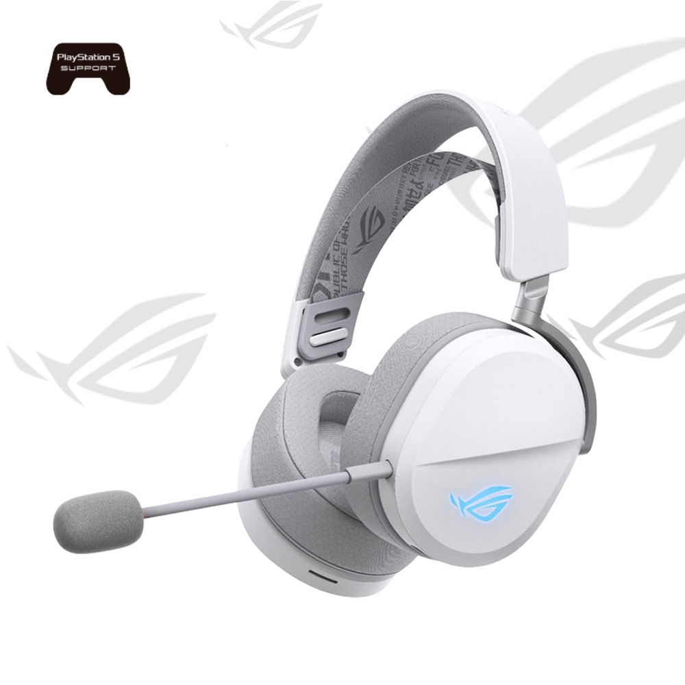 ASUS 華碩 ROG Pelta 無線電競耳機 白色