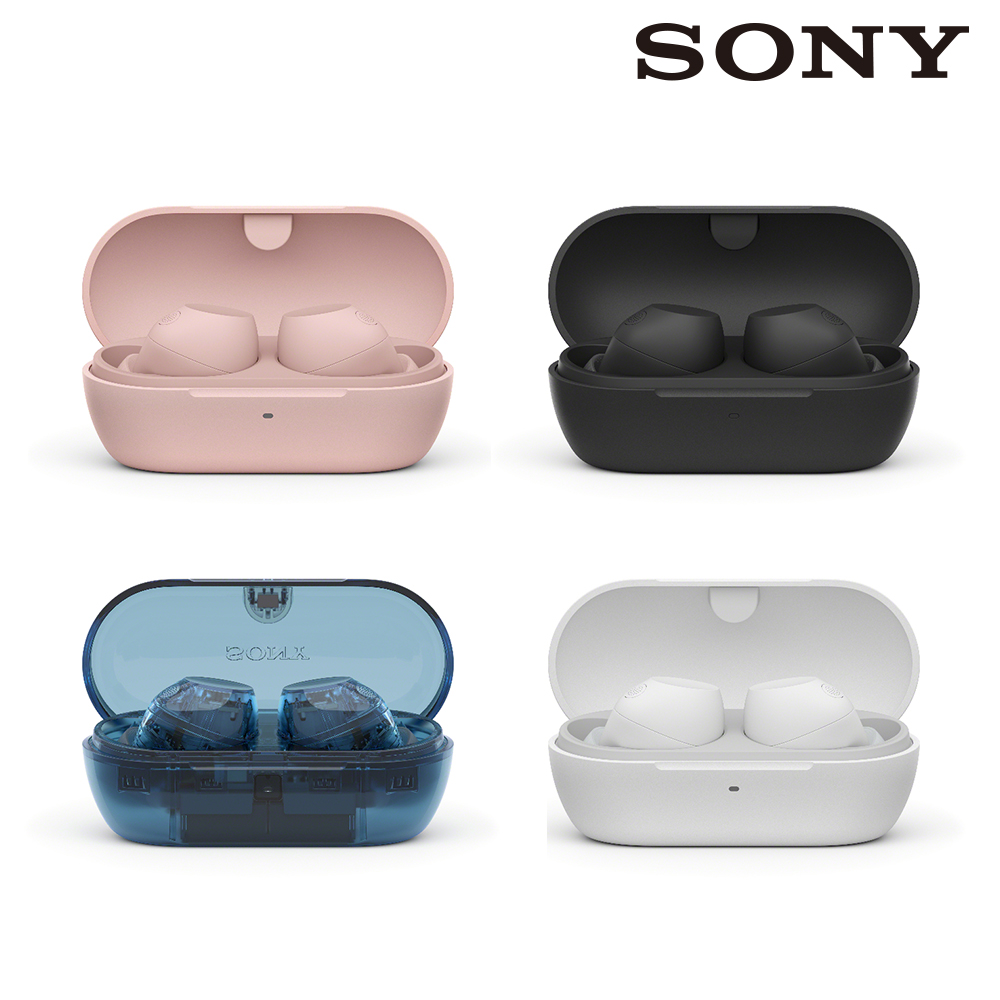  SONY 索尼 WF-C710N 真無線藍芽耳機，耳塞式設計輕巧僅40.2g，支援麥克風通話，USB充電通用作業系統，顏色選擇黑色、白色、藍色、粉紅色，越南原產一年保固，NCC CC AO24LP1120T7 認證，適合日常聆聽與通勤使用。 
