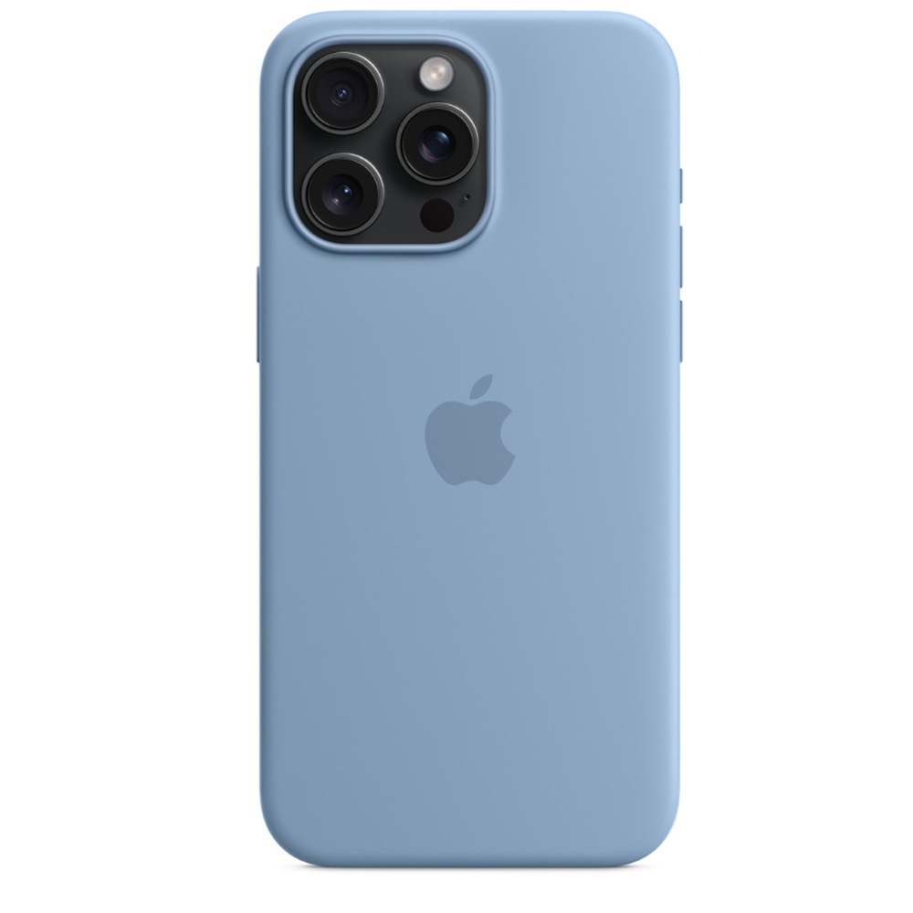 Apple 原廠 iPhone 15 Pro MagSafe 矽膠保護殼【 冬藍】