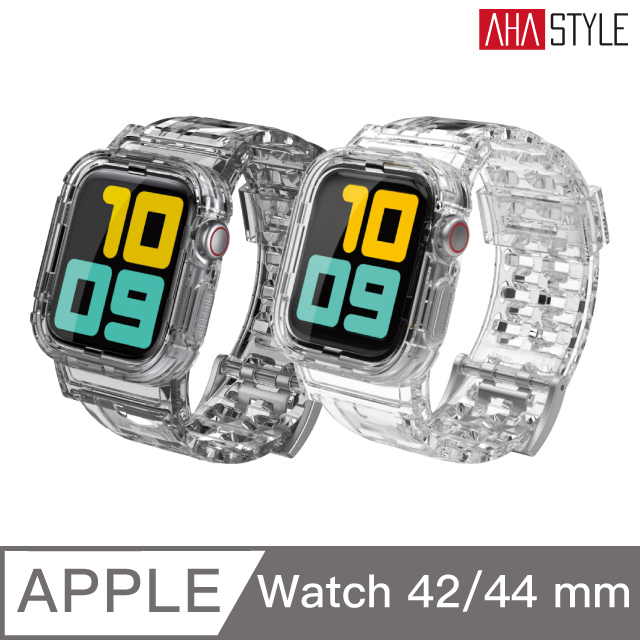 AHAStyle Apple Watch 防摔透明運動錶帶(42/44mm)