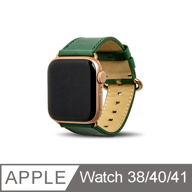 Alto Apple Watch 皮革錶帶 40/38mm - 森林綠