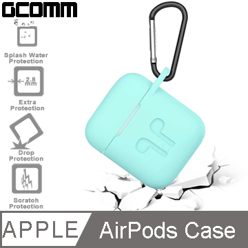 GCOMM Apple AirPods 藍牙耳機增厚保護套 薄荷綠