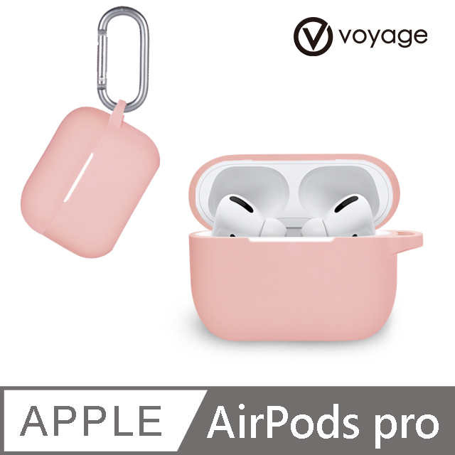 VOYAGE AirPods Pro 液態矽膠防摔保護套-粉