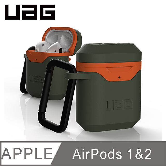 UAG AirPods 耐衝擊硬式保護殼V2-綠