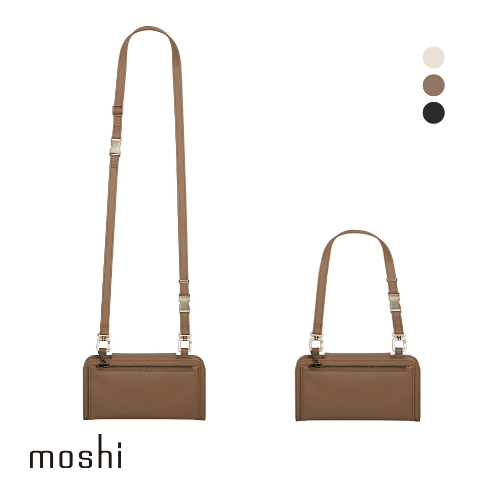 【moshi】Crossbody Wallet 磁吸式斜背三用手機包