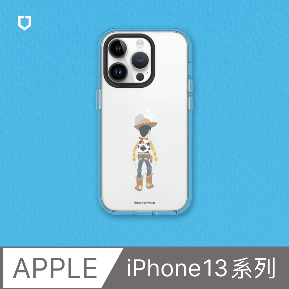 【犀牛盾】iPhone 13系列Clear透明防摔手機殼｜玩具總動員系列-Bye 胡迪
