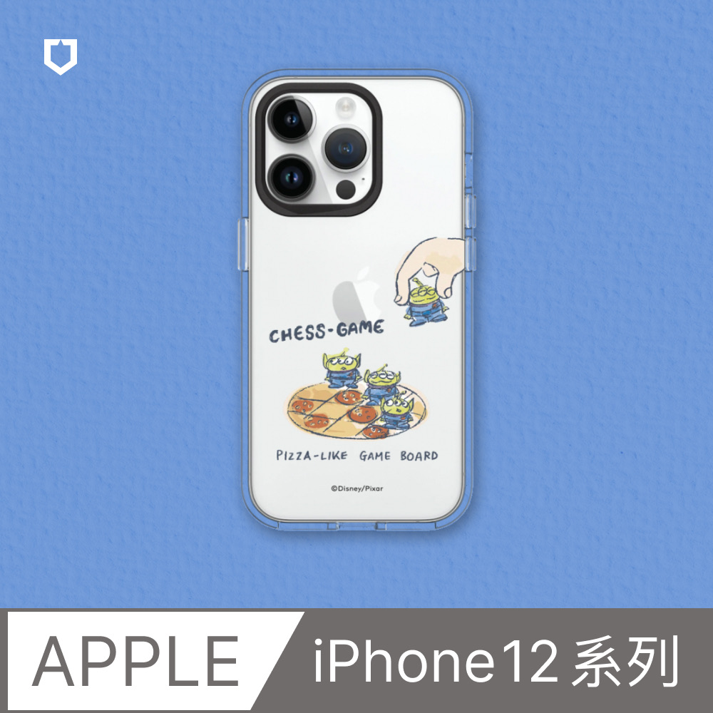 【犀牛盾】iPhone 12系列Clear透明防摔手機殼｜玩具總動員系列-三眼怪西洋棋玩具