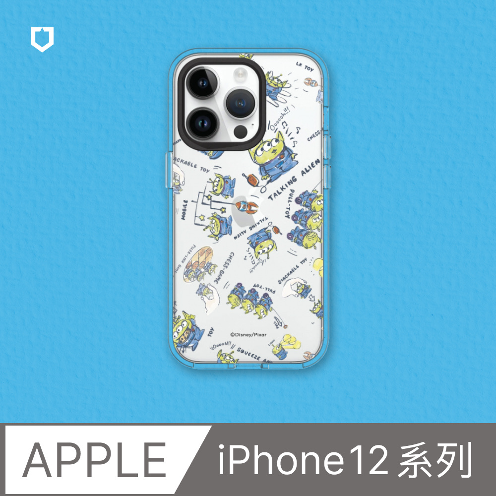 【犀牛盾】iPhone 12系列Clear透明防摔手機殼｜玩具總動員系列-三眼怪樂園
