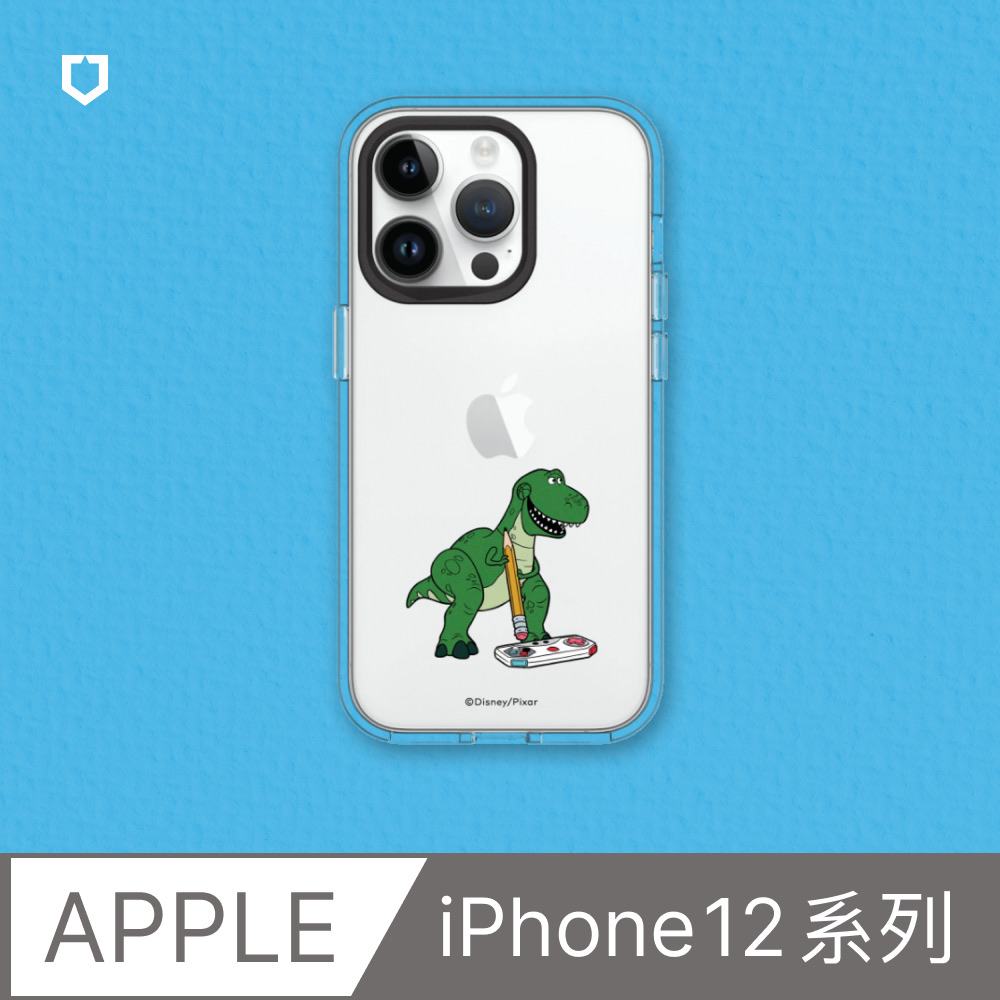 【犀牛盾】iPhone 12系列Clear透明防摔手機殼｜玩具總動員系列-抱抱龍打電玩
