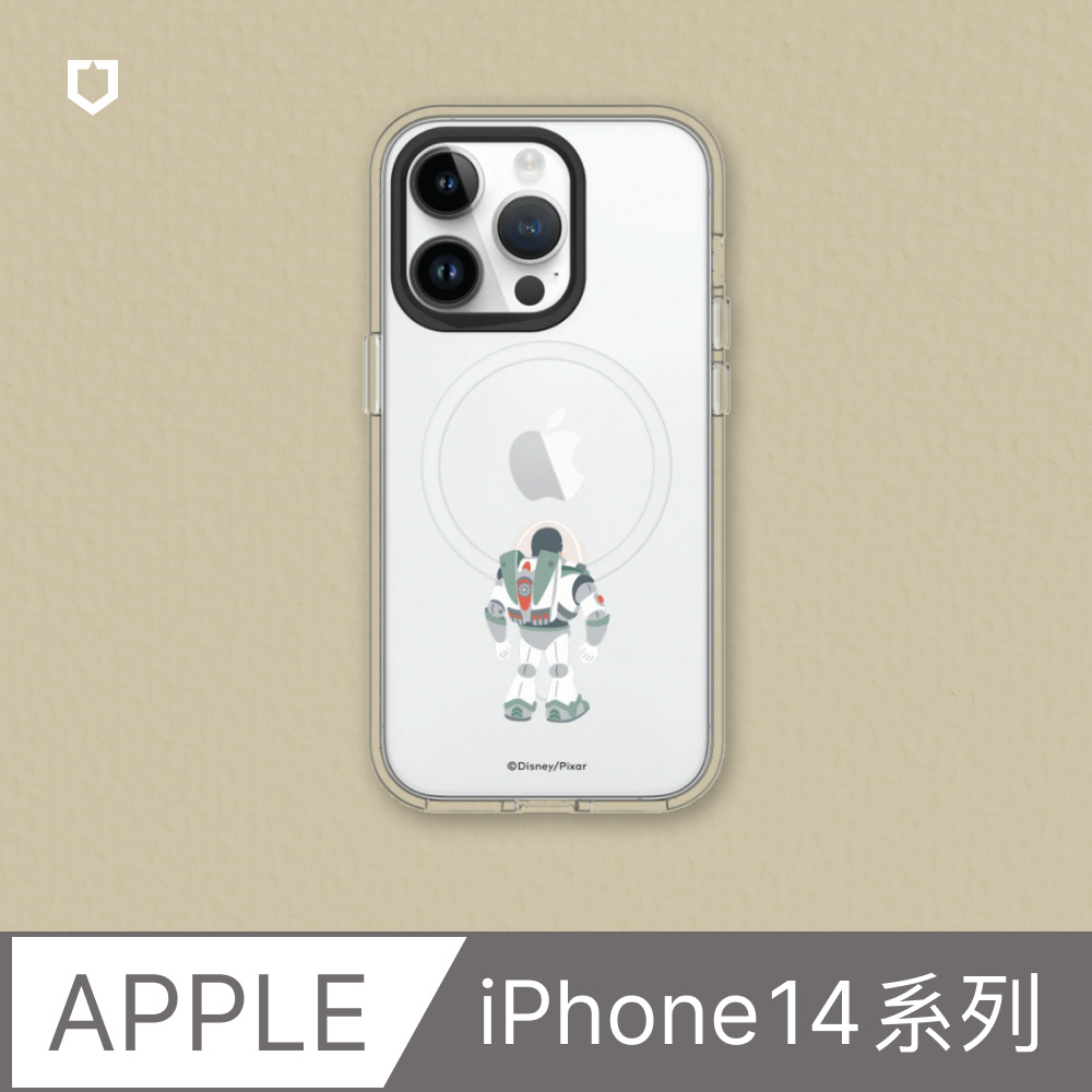 【犀牛盾】iPhone 14系列Clear(MagSafe 兼容)透明防摔手機殼｜玩具總動員系列-Bye 巴斯光年