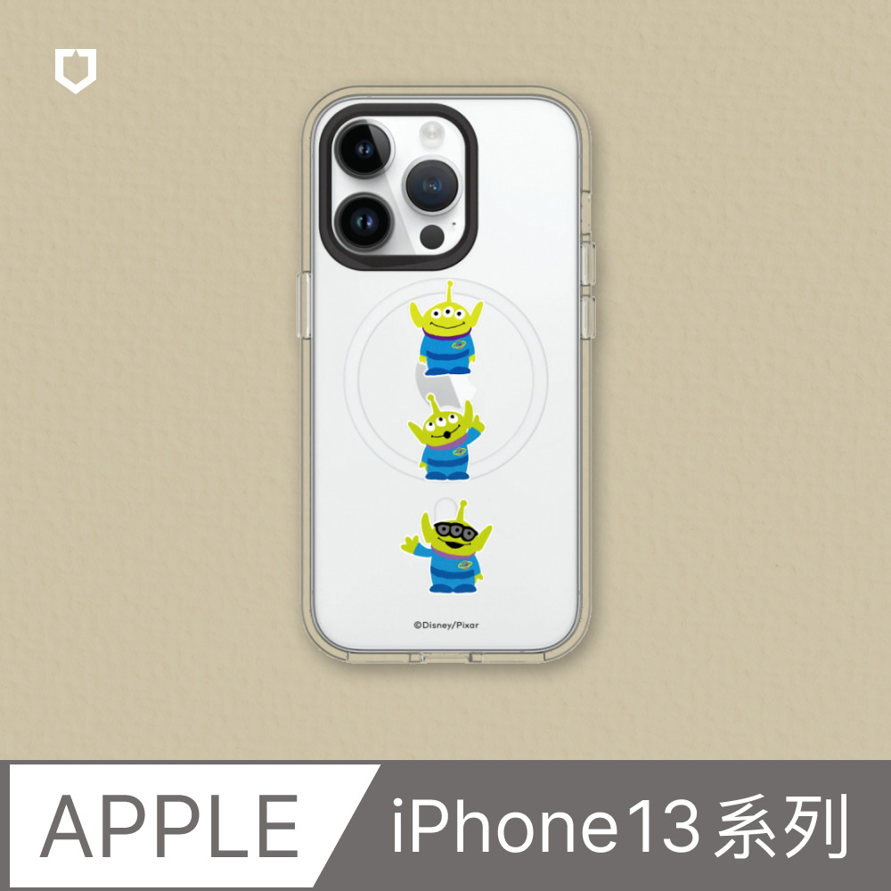 【犀牛盾】iPhone 13系列Clear(MagSafe 兼容)透明防摔手機殼｜玩具總動員系列-三眼怪怪怪