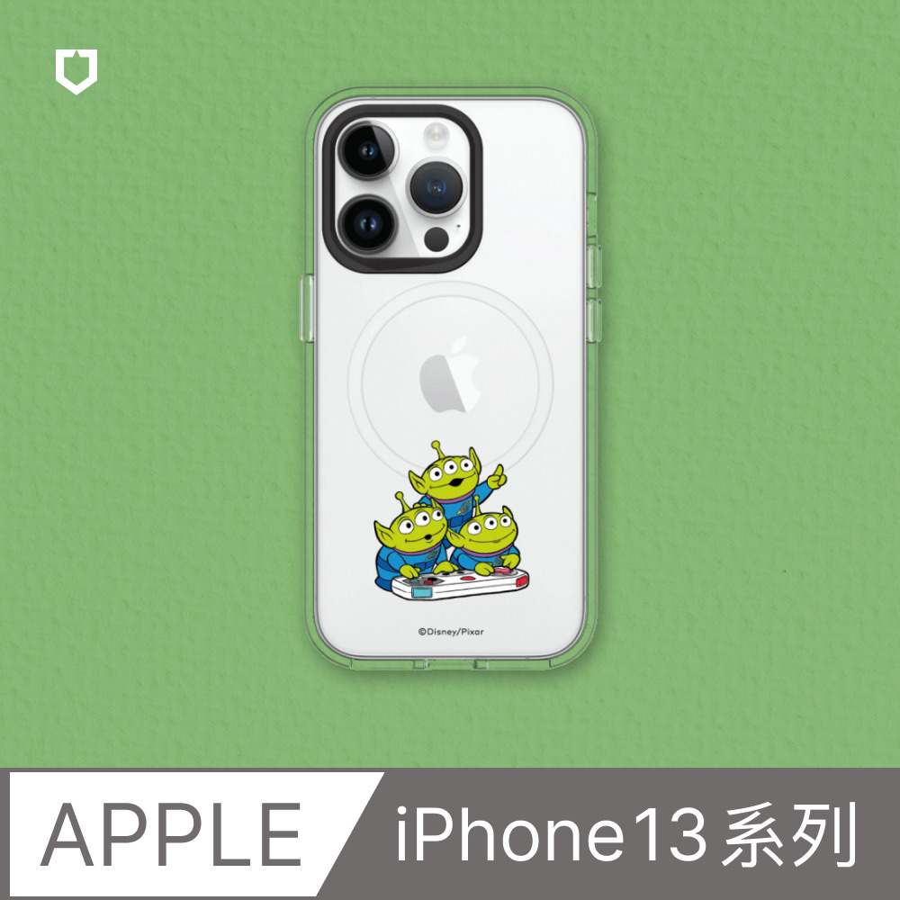 【犀牛盾】iPhone 13系列Clear(MagSafe 兼容)透明防摔手機殼｜玩具總動員系列-三眼怪打電玩