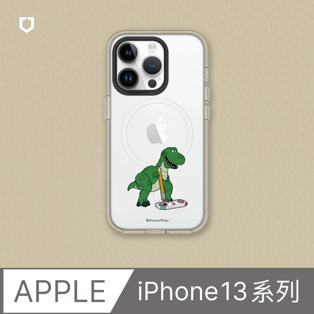 【犀牛盾】iPhone 13系列Clear(MagSafe 兼容)透明防摔手機殼｜玩具總動員系列-抱抱龍打電玩