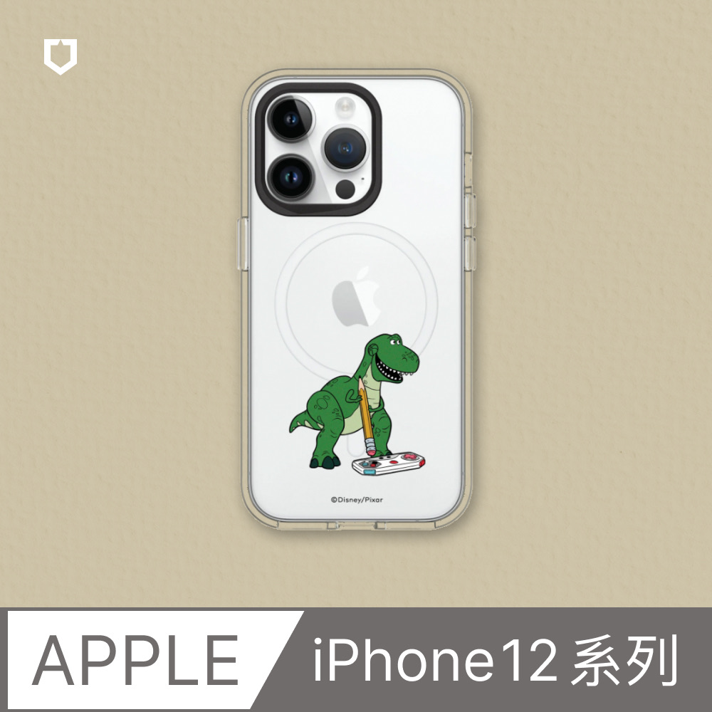 【犀牛盾】iPhone 12系列Clear(MagSafe 兼容)透明防摔手機殼｜玩具總動員系列-抱抱龍打電玩