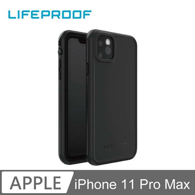 LP iPhone 11 Pro Max 全方位防水/雪/震/泥 保護殼-Fre(黑)