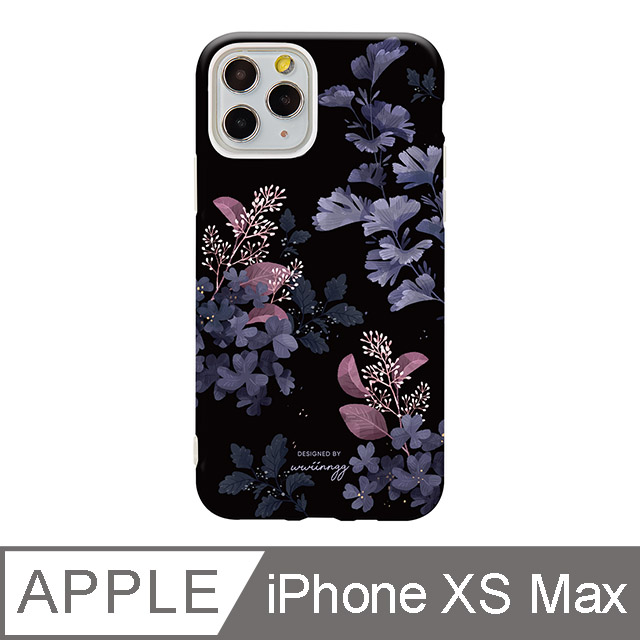iPhone Xs Max 6.5吋 wwiinngg迷幻霧紫防摔iPhone手機殼