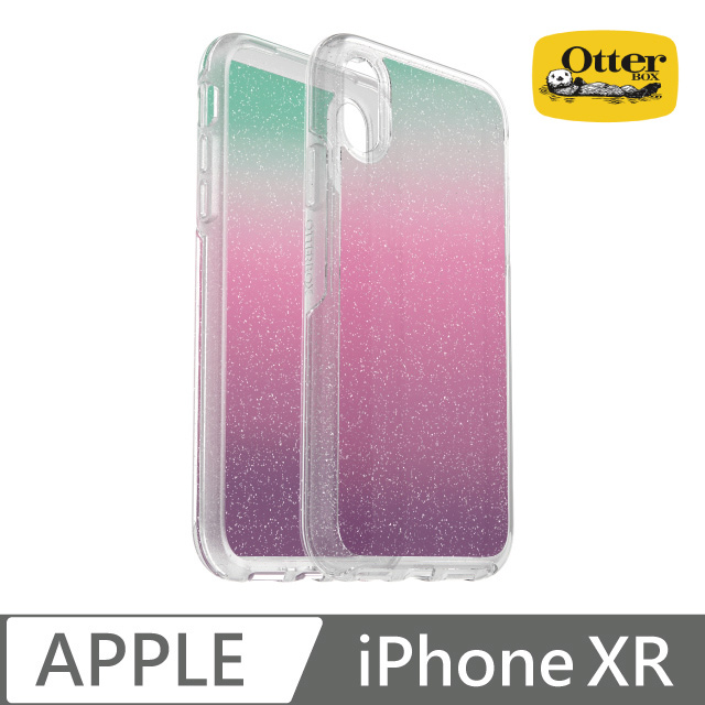 OB iPhone XR Symmetry炫彩透明保護殼-Gradient Energy炫彩