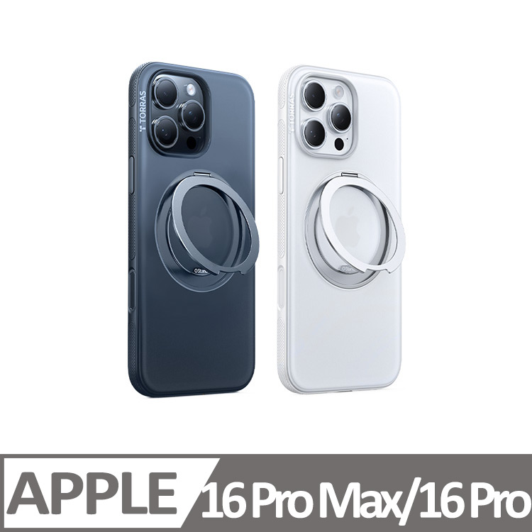 TORRAS Ostand R Fitness MagSafe iPhone 16 Pro 系列 相機按鍵旋轉支架防摔手機殼