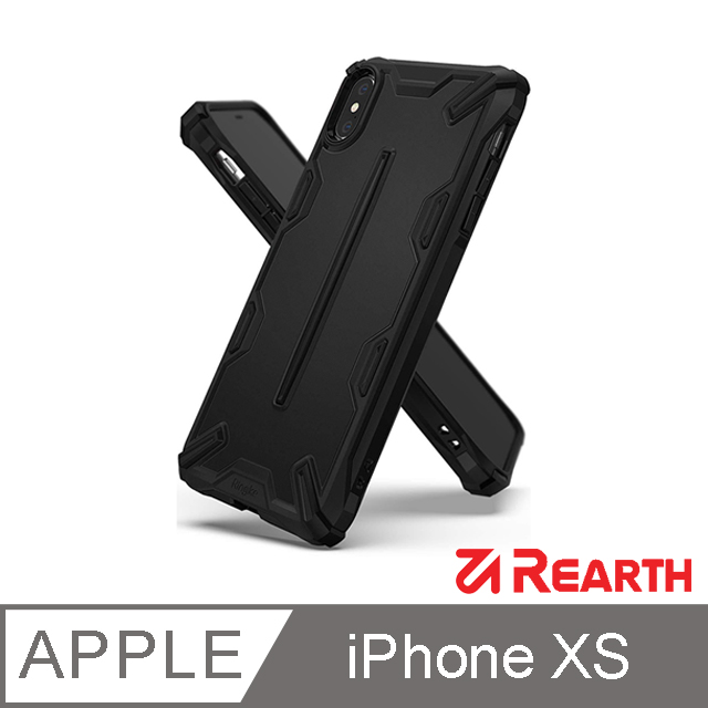 Rearth Apple iPhone Xs (Ringke Dual X) 雙色抗震保護殼