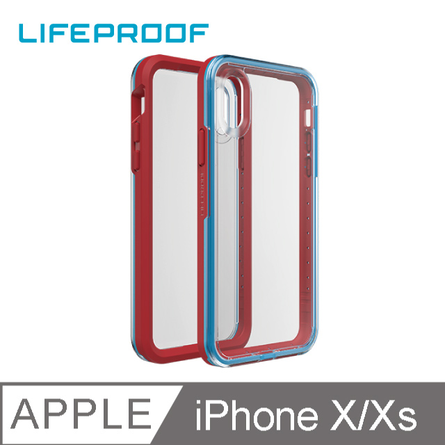LifeProof iPhone X/Xs 防摔保護殼 - SLAM (紅/藍)