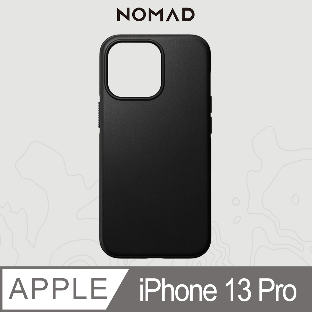 美國NOMAD MagSafe經典皮殼-iPhone 13 Pro (6.1吋)黑