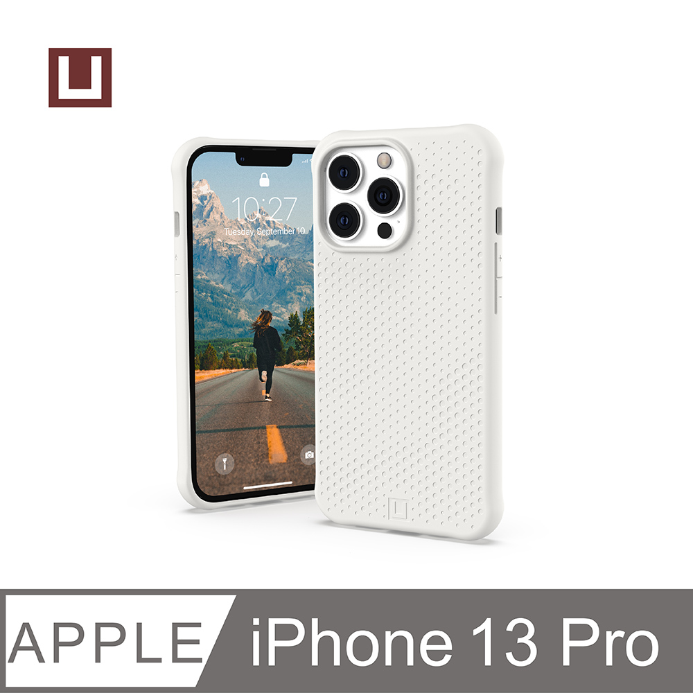 [U iPhone 13 Pro 耐衝擊矽膠保護殼-白