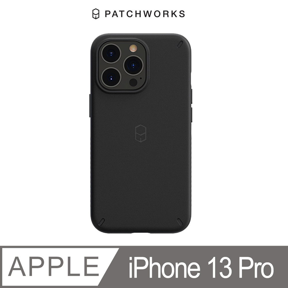 PATCHWORKS ITG+ 軍規防摔殼-iPhone 13 Pro (6.1吋)黑