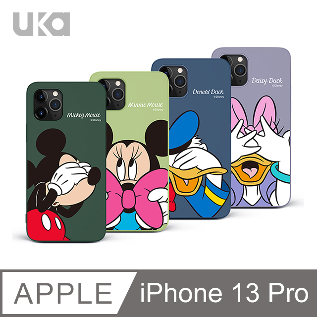 UKA 優加 iPhone 13 Pro 6.1吋 迪士尼系列液態矽膠保護殼(4款)