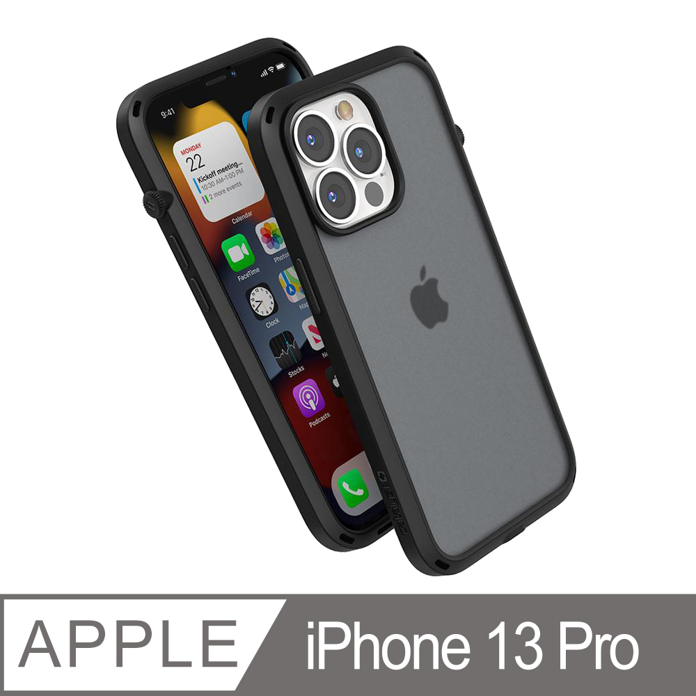 CATALYST iPhone13 Pro (6.1吋) 防摔耐衝擊保護殼●霧黑