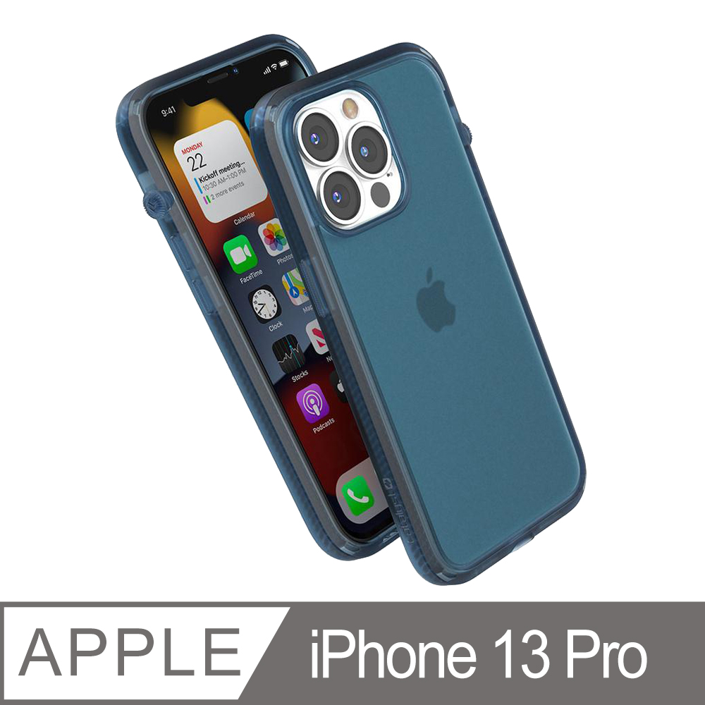 CATALYST iPhone13 Pro (6.1吋) 防摔耐衝擊保護殼●霧藍