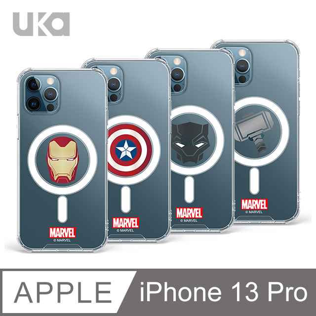 Marvel 漫威 iPhone 13 Pro 6.1吋 英雄系列磁吸防摔透明殼(4款)