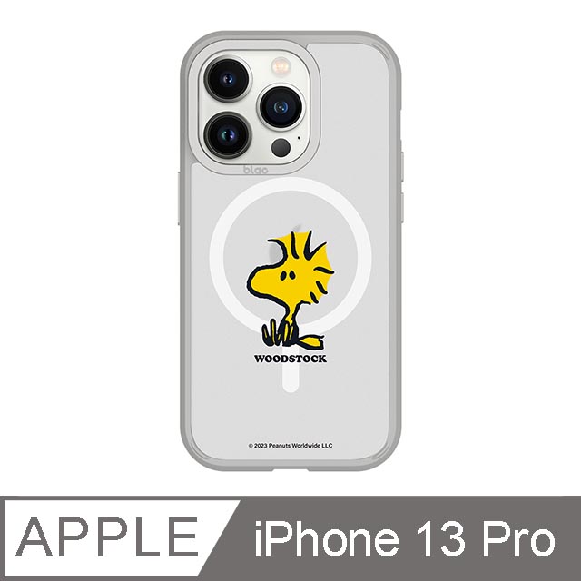 iPhone 13 Pro 6.1吋 SNOOPY史努比 經典胡士托極光霧透MagSafe iPhone手機殼