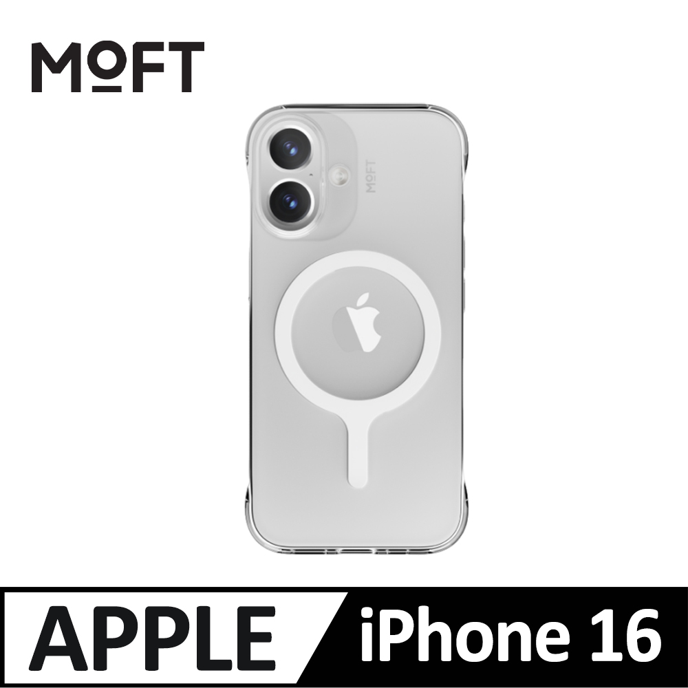 美國 MOFT iPhone16 透明磁吸手機保護殼