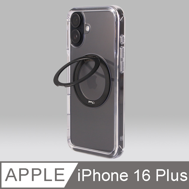 Moxbii 極空戰甲(For iPhone 16 Plus)旋轉磁吸支架 手機殼 不變黃保固 magsafe磁吸 360度旋轉