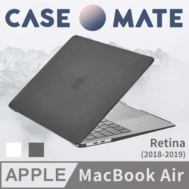 美國 CASE●MATE MacBook Air 13吋 Retina 2019 輕薄殼 - 煙霧黑