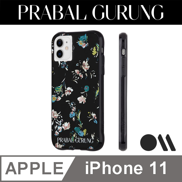 美國 CASE●MATE x Prabal Gurung iPhone 11 頂尖時尚設計師聯名款防摔殼 - 午夜花漾